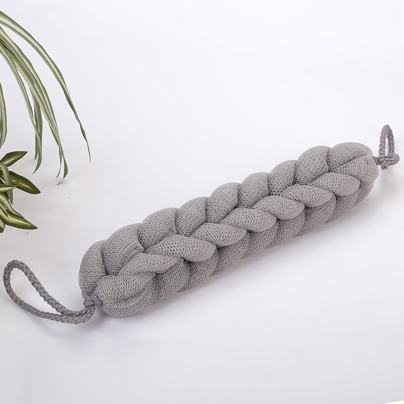 Plain Strip Hanging Flower Artifact Household Adult Pull Back Scrub Bath Towel