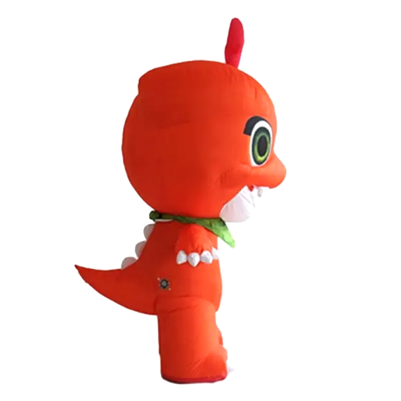 Parade Walking Costume Inflatable Dinosaur Costume Walking Dragon Moving Mascot for Parade