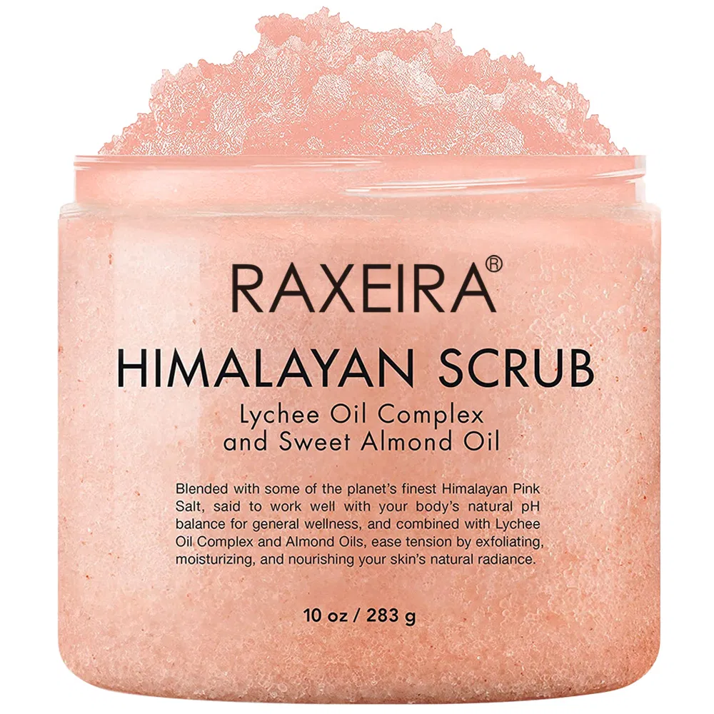 100% Natural Hydrating and Exfoliating Himalayan Salt Body Scrub for Acne Prone
