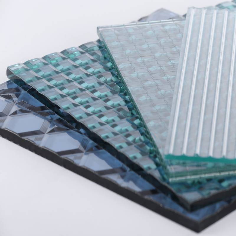 Vertical Ribbed Decorative Patterned Glass for Interior Partitions