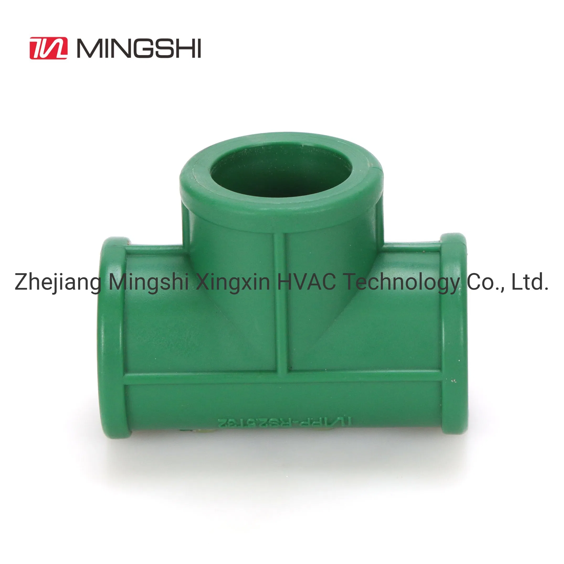 High Standard Plumbing Water Fitting Green White Plumbing Water Fitting Tee PPR Pipe Fittings
