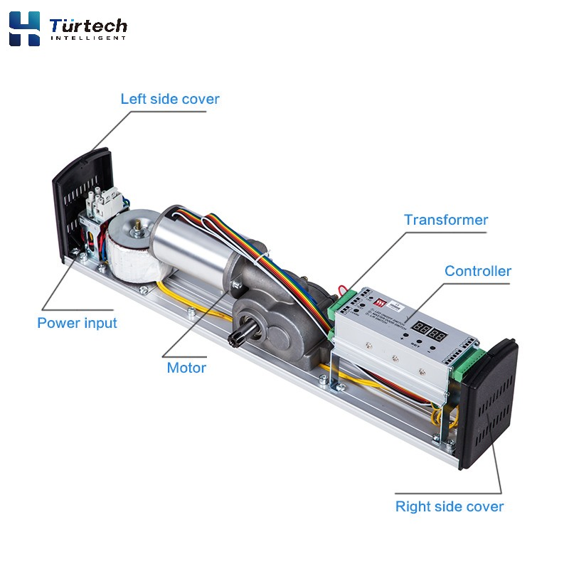 200kgs Turtech Remote-Controlled Operators Swing Door Automatic Operator Sw200 Slim