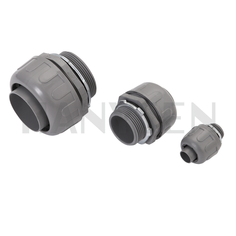 UL PVC Liquidtight Flexible Conduit Straight Connector Quick Non-Metallic