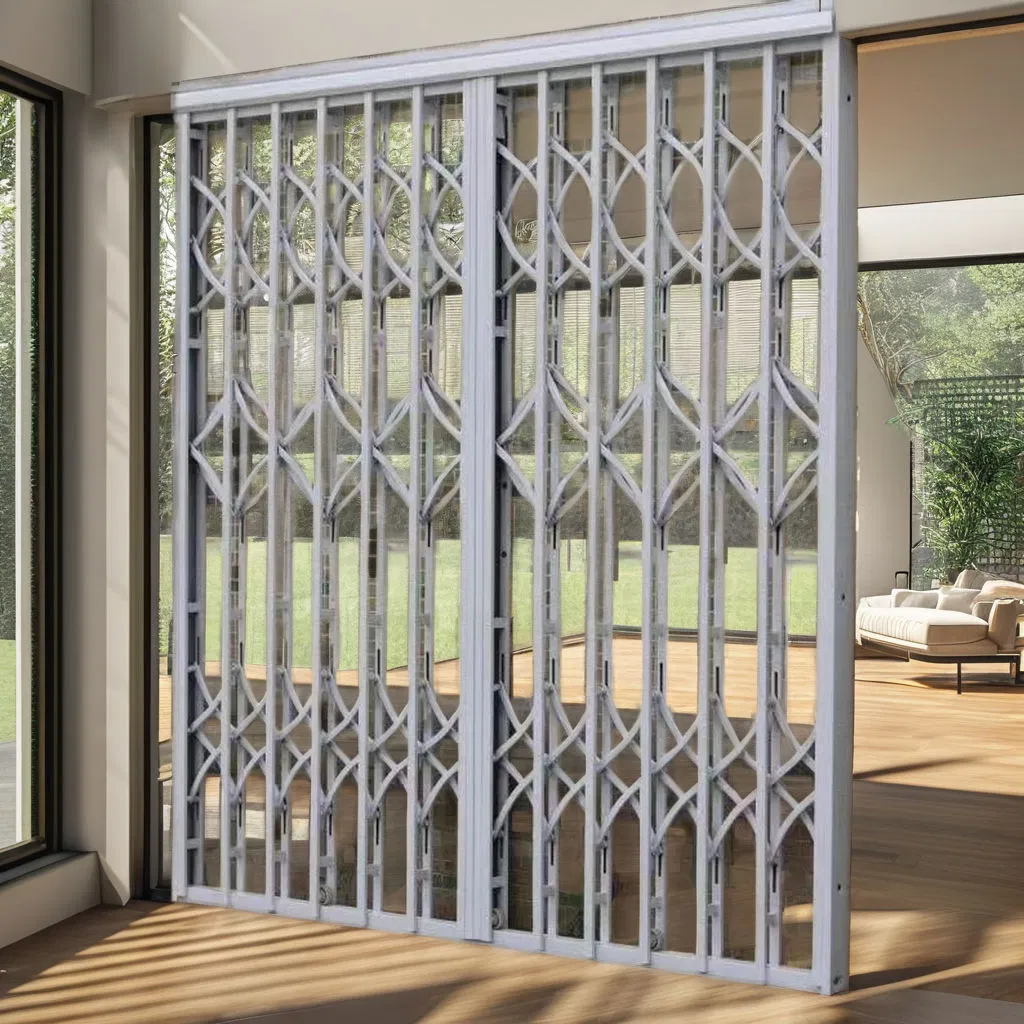 Modern Stainless Steel & Aluminium Security Grills & Bars Burglar-Proof Sliding Windows & Doors Automatic Folding Open Style