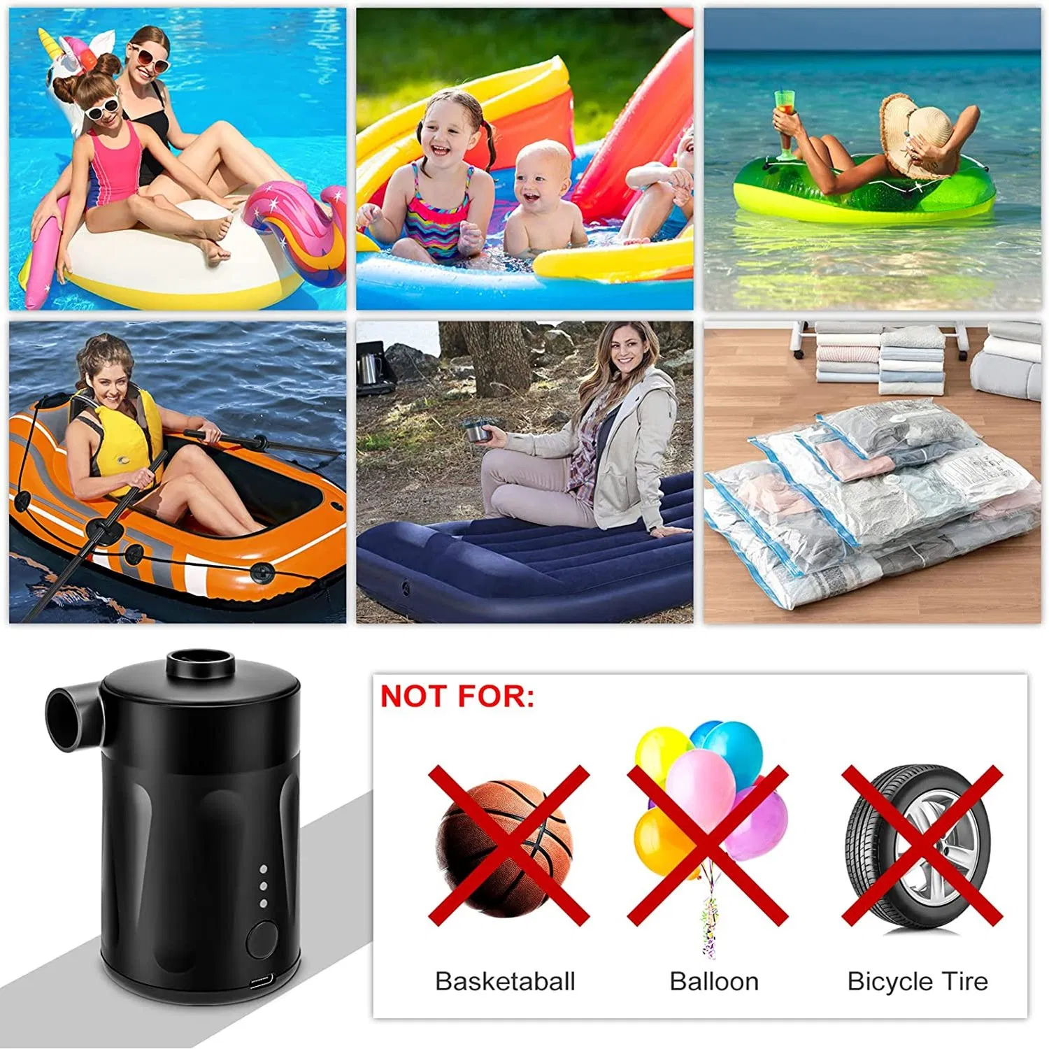 Popular Design Outdoor Wireless Swimming Pool Portable Electric Storage Pump
