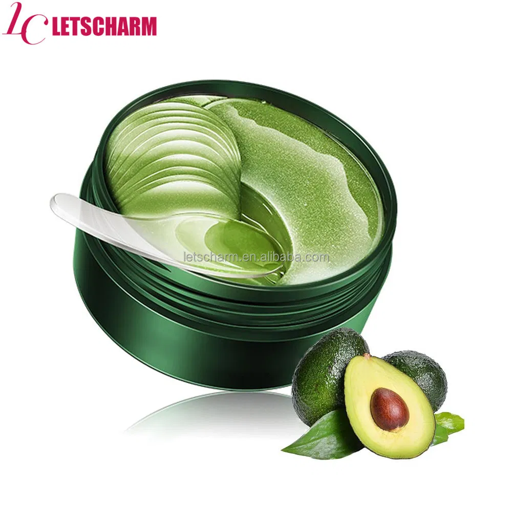 Ls057 Private Label Gel Eye Mask: Avocado Extract, OEM Custom, 30 Pairs