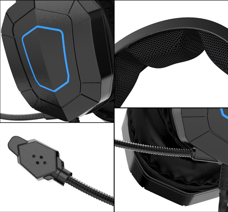 Игровые наушники с микрофоном для ПК, PS, Mac