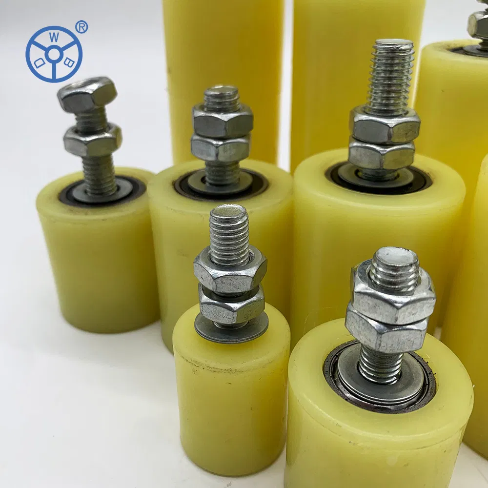 Nylon Guiding Runner Wheels Solid Door Wheel 50*70mm Steel Roller Wheel
