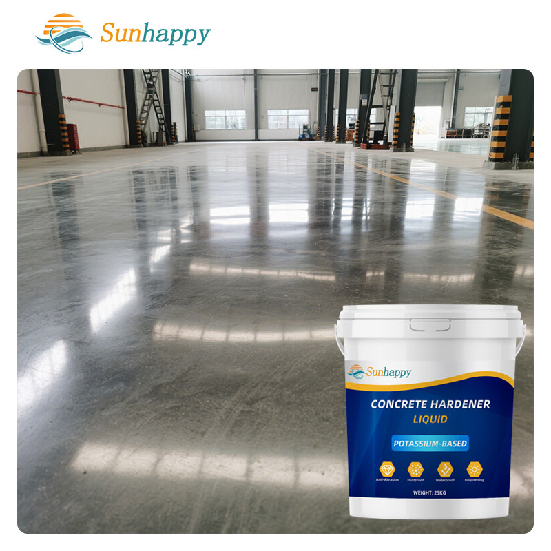 Industrial-Grade Liquid Cement Sealer Curing Agent Easy to Apply Clean Water-Based Concrete Floor Hardener