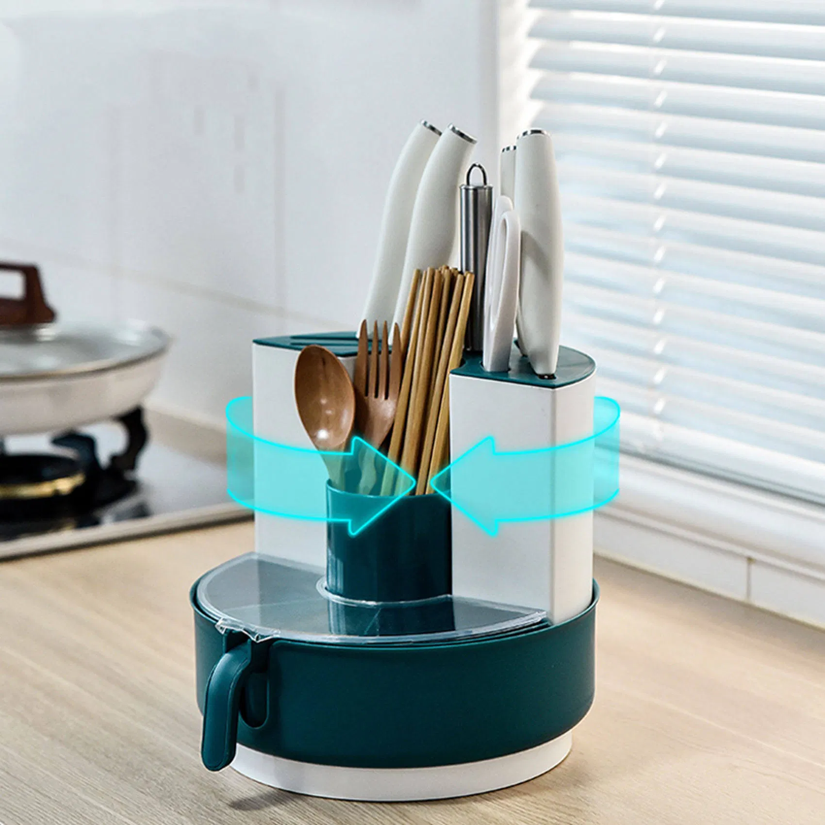 2023 Multifunctional New Kitchen Accessories Seasoning Box Chopsticks Rack