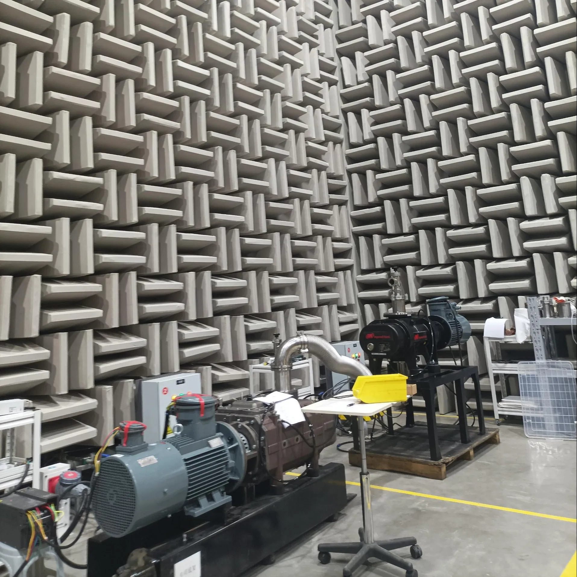 Provide Anechoic Chambers for Testing Institutions to Detect Abnormal Noises From Components