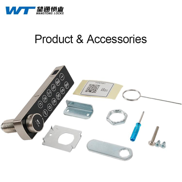 S-2010b-00A1 Wt Wangtong Digital Cabinet Cam Locker Lock with Touch Screen for Furniture
