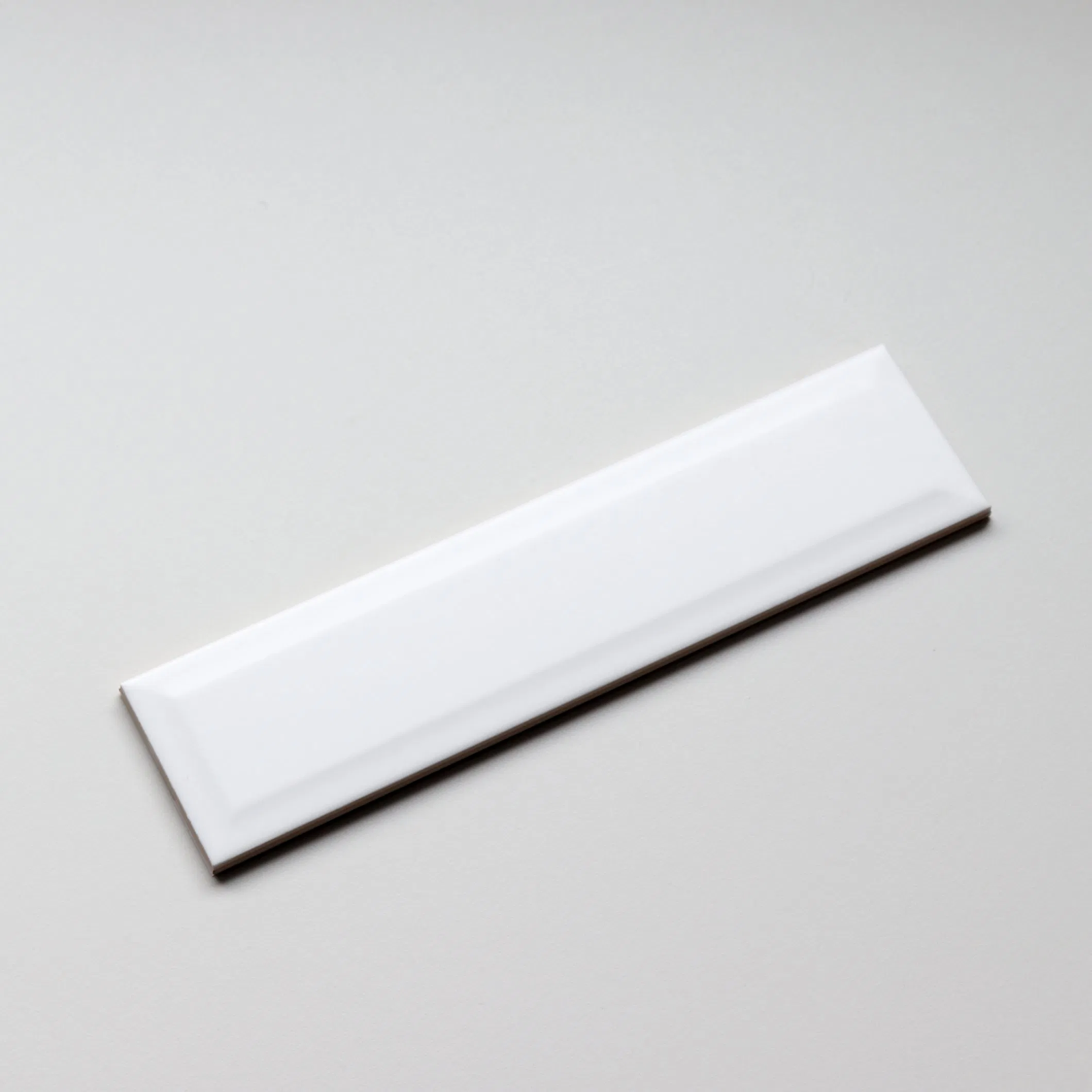 75X300mmwhite Beveled Wavy Glossy Matt Subway Tiles Interior Wall Tiles Living Room Bathroom Kitchen