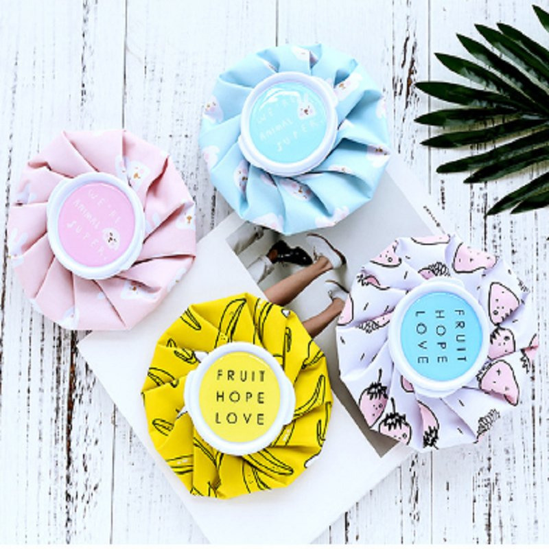 Hot Cold 100% Waterproof Fabric Adult Kid Pain Relief Round Ice Bags