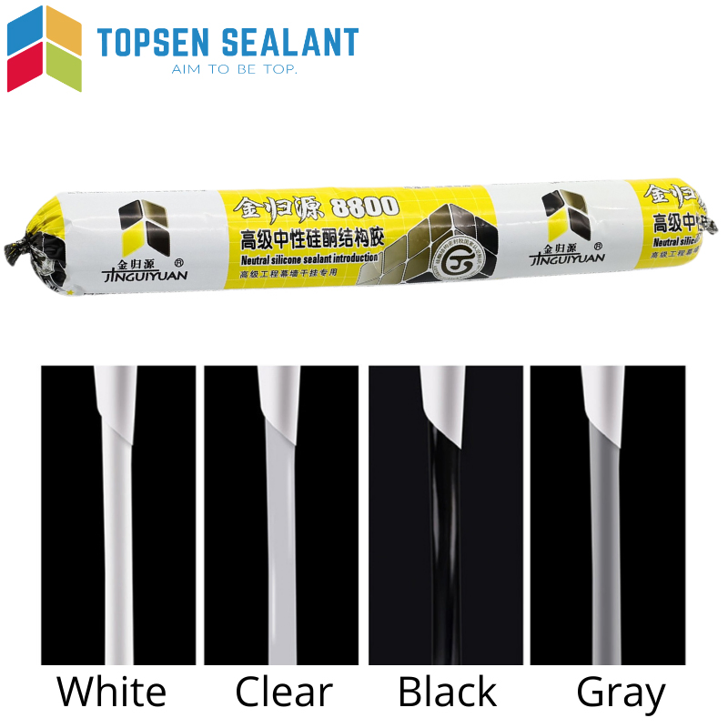 Factory Price Aging Resistance Sausage Neutral Weatherproof Silicone Sealant for Curtain Wall
