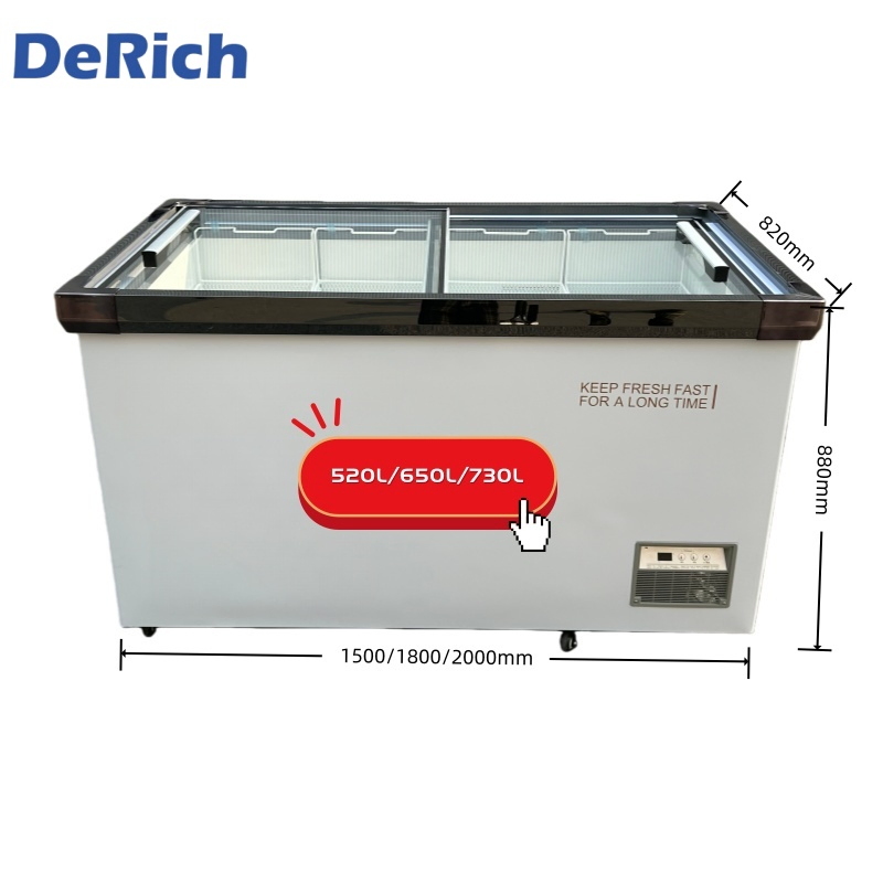 Морозильный ларь коммерческий DeRich, верхняя загрузка