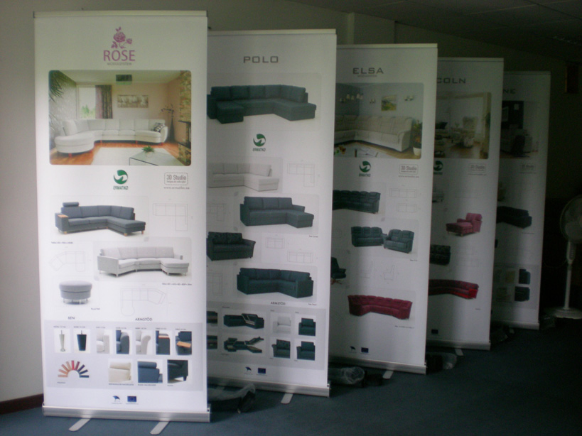 Trade Show 80 X 200 Roll-up Banner Stand for Exhibition Display