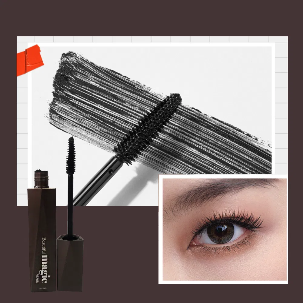2021 Cosmetic Mascara 3D Fiber Lash Waterproof Unique Mascara with Brush