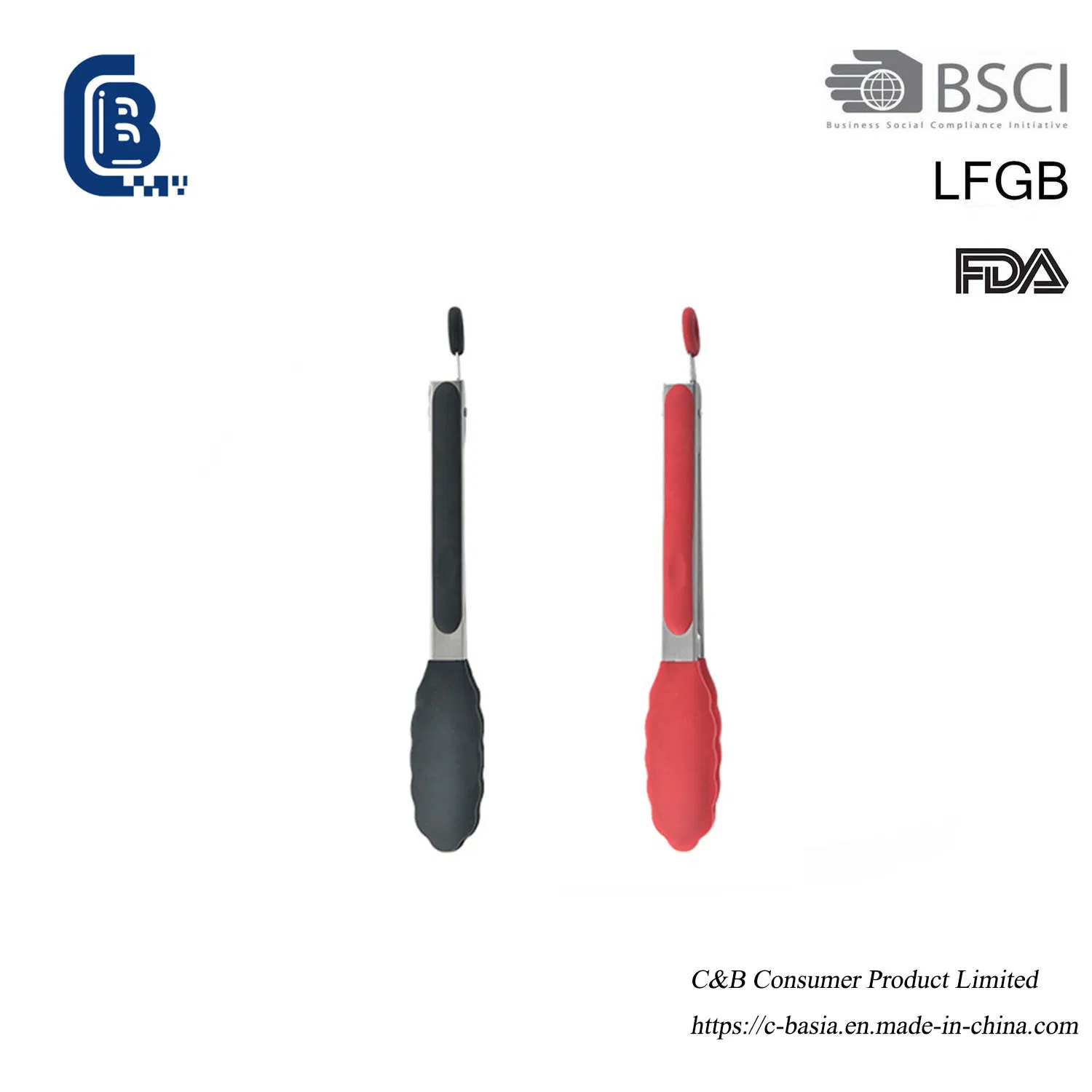 Силиконовые щипцы для гриля и кухни