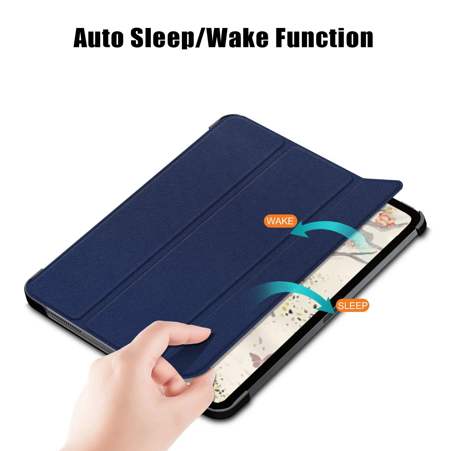 Чехол-фолио для iPad Air 11 (2020-2025) с подставкой, синий