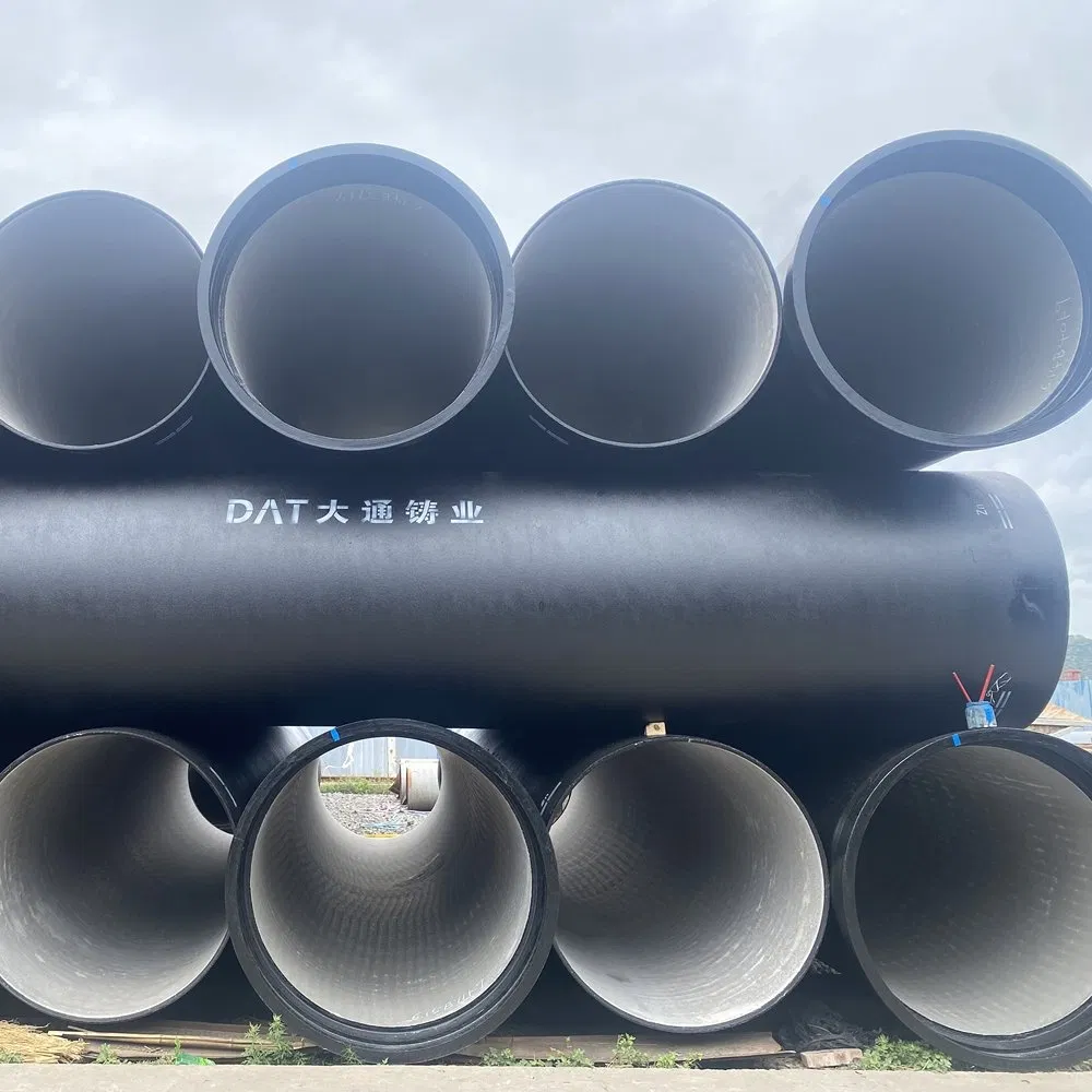 Durable Cast Iron Pipe Bitumen Paint Class C40 Ductile Iron Pressure Pipe