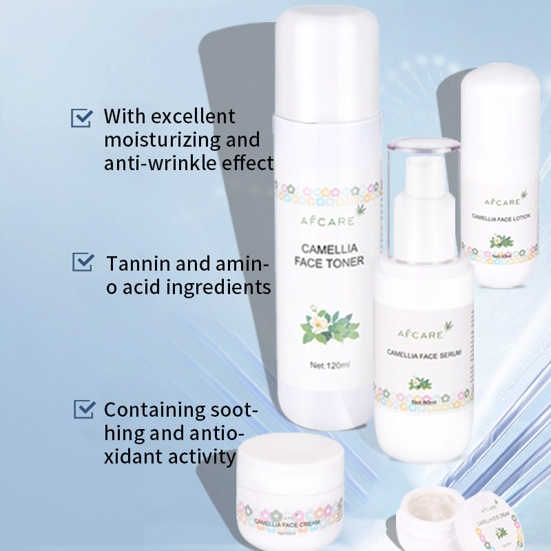 Hot Sale Camellia Moisturizing Anti-Wrinkle Skin Care Set Remove Blackheads Nature