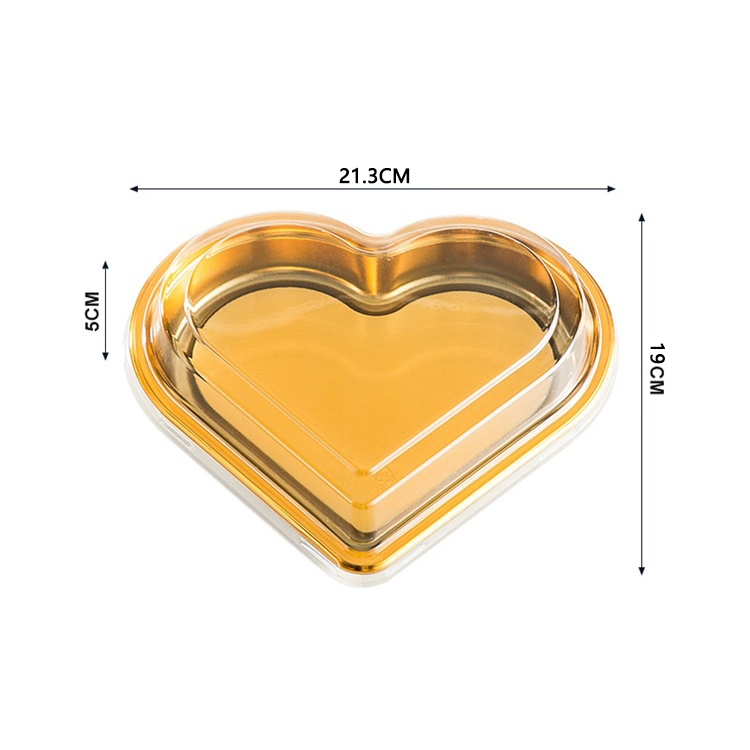 Heart-Shaped Plastic Disposable Food Packaging Box for Sushi