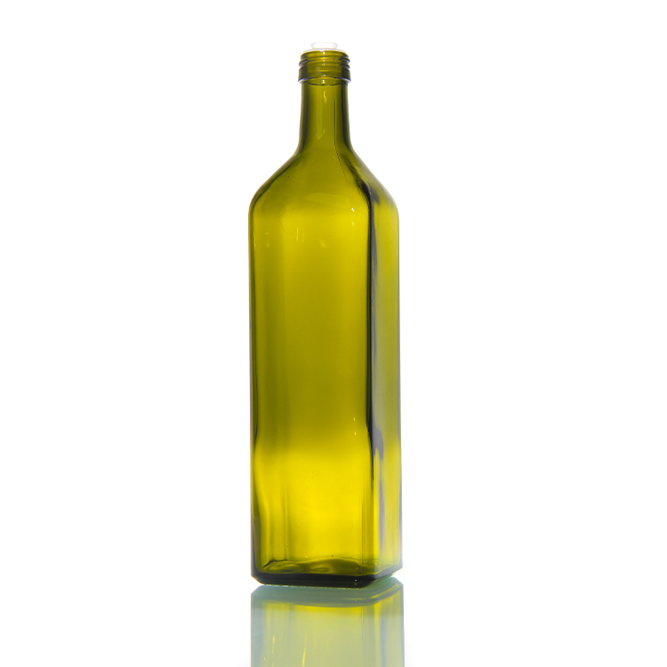 Popular 250ml 500ml Round Square Glass Olive Oil Bottle
