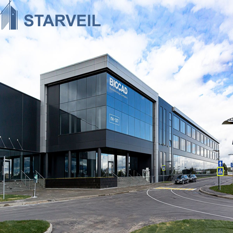 Architectural Framed Glass Solution Large Urban Projects Built High Curtain Wall