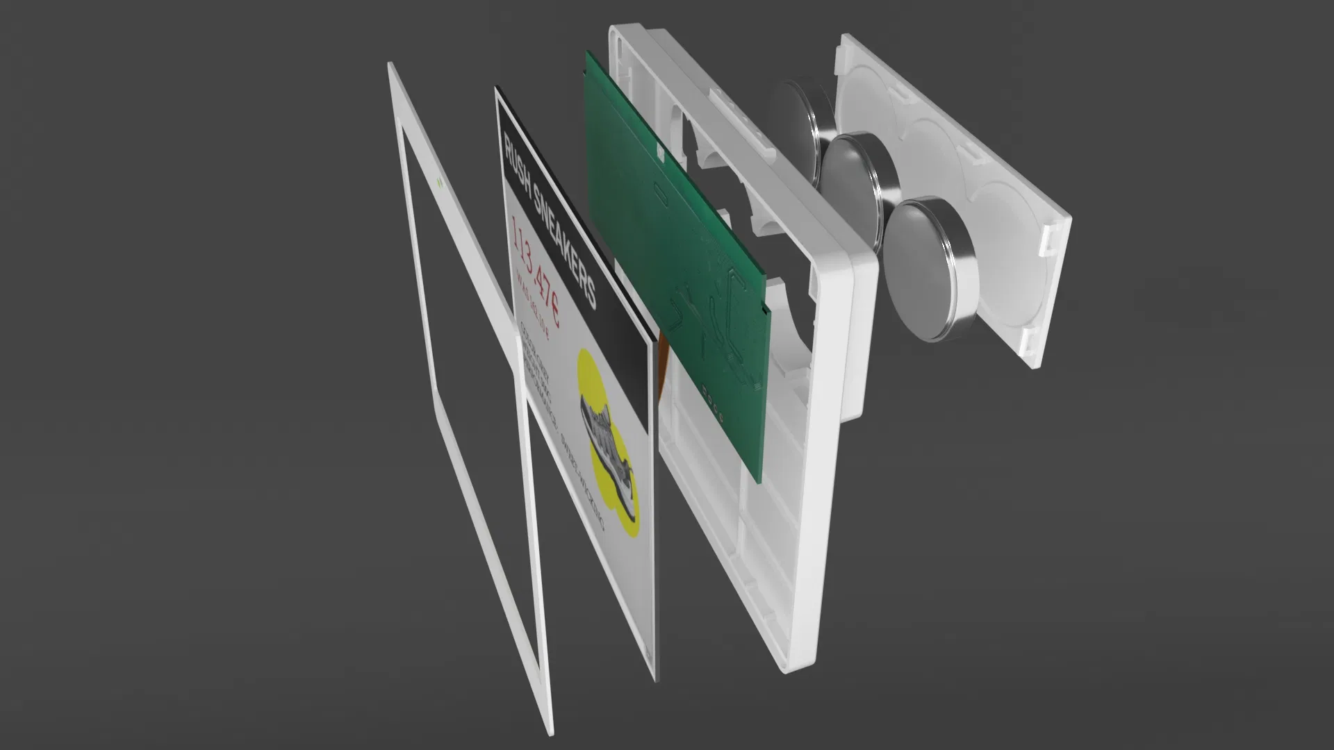 4.2 Inch Dual Color Electronic Price Tag for Retail and Supermarkets Tag