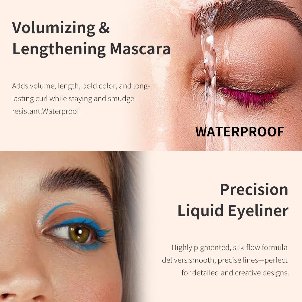 6 Color Eyeliner Pencil Long Lasting Smudge Proof Waterproof Eye Liner