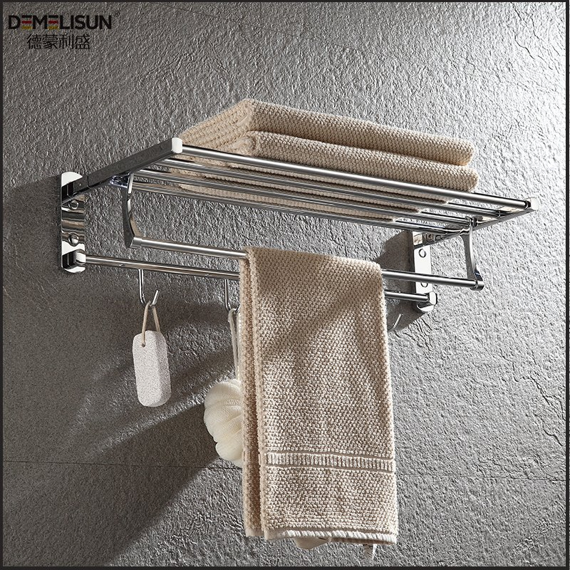 Modern Wall Mount Bathroom Towel Rack Bathroom Accessories Rack for Hotel