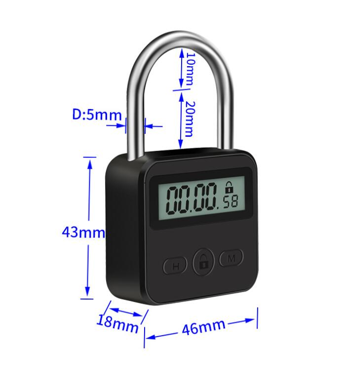 Yh2171 ABS Rechargeable Multifunctional Timer Lock with Password