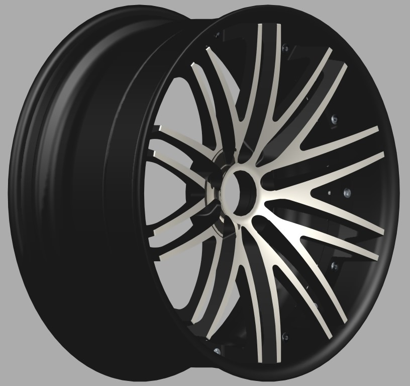 2PCS Forged Akuminum Wheel Rim, Center Disc (center piece) , Barrel Aftermarket, Modification