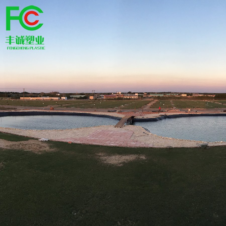 0.75 0.5mm Fish Ponds Farm Liner Geomembrane HDPE Liner
