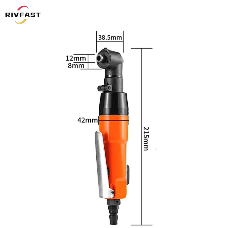 Right 90 Degree Angle Air Impact Torque Screw Drivers Pneumatic Power Screwdriver