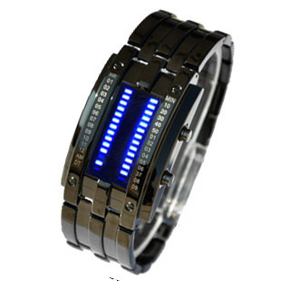 Tungsten Steel Quality Waterproof LED Watches for Men (mic-222)