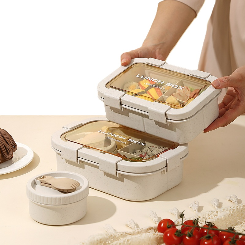Ultimate Meal Prep Plastic Lunch Box with Smart Compartments