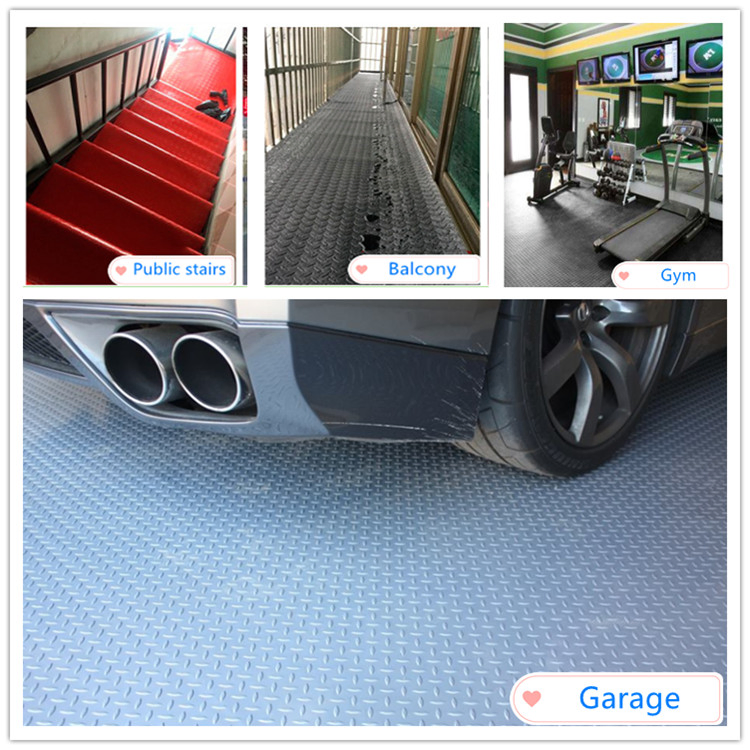Rubber Cal Block Grip Rubber Flooring and Rubber Mat for Garage