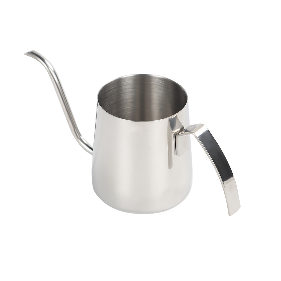 250ml 350ml Black Coating 7 Shape Handle Stainless Steel Tea Pot Hand Pour Over Gooseneck Kettle Spout Long Mouth Coffee Cup Appliance