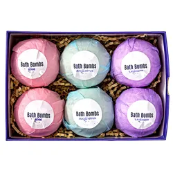 SPA Bath Bomb 12 Bath Bomb Natural Bath Bombs Gift Set for Home Sap and Body Care Magnesium Bath Bombs