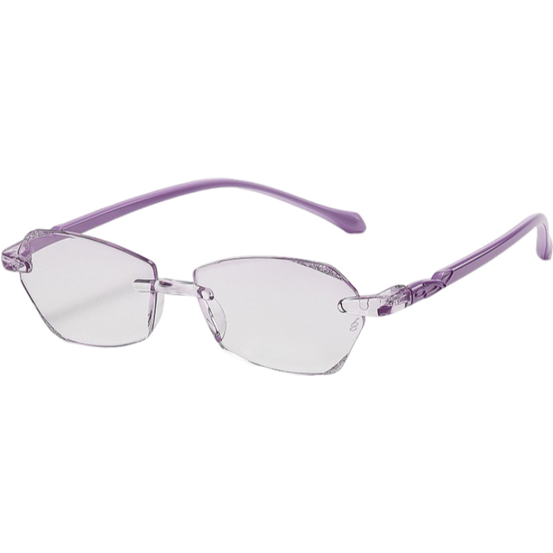 OEM Simple Fashion Glasses HD Anti-Blue Light Frameless Reading Glasses