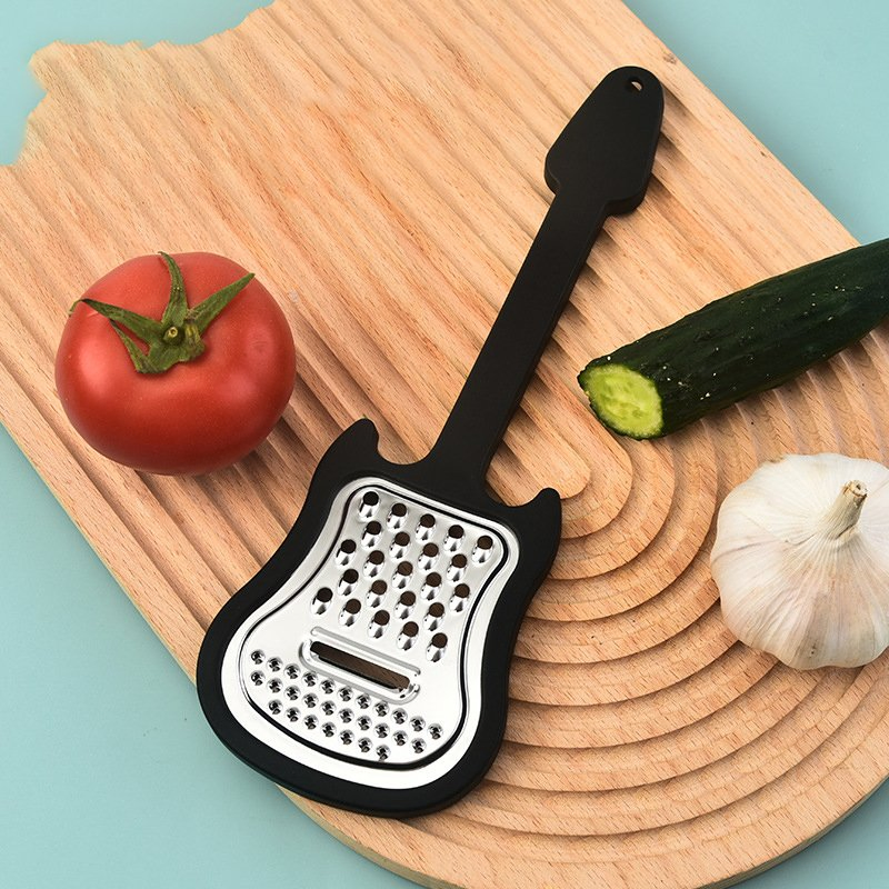 Electric Guitar Shape Kitchen Cheese Grater Musical Instrument Style Cooking Tool Wbb27606