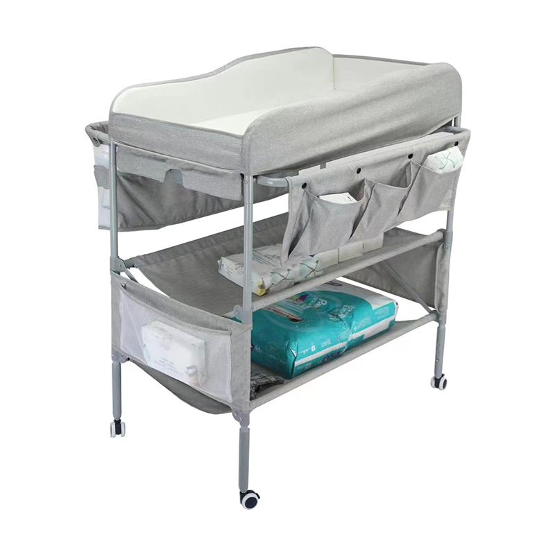 Kids Diaper Table Organizer Portable Bath Nursing Changing Table Multipurpose Standing Baby Bathing Table