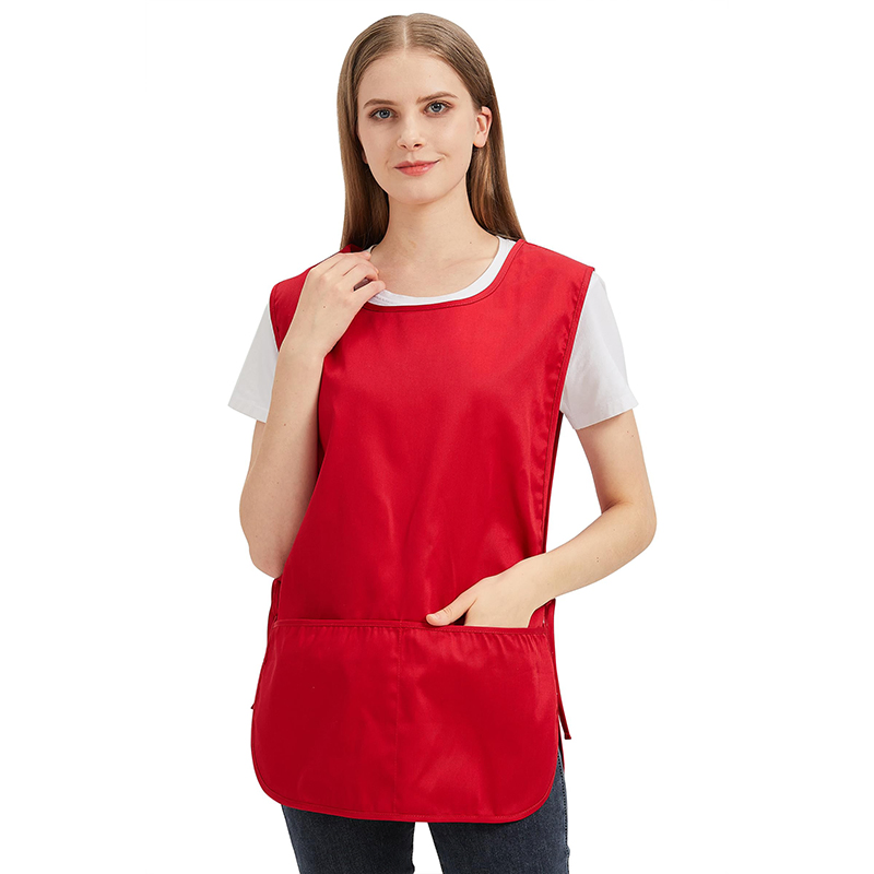 Factory Hot Selling Adult Bib Clothing Protector Allergy Isolation Cross Back Apron