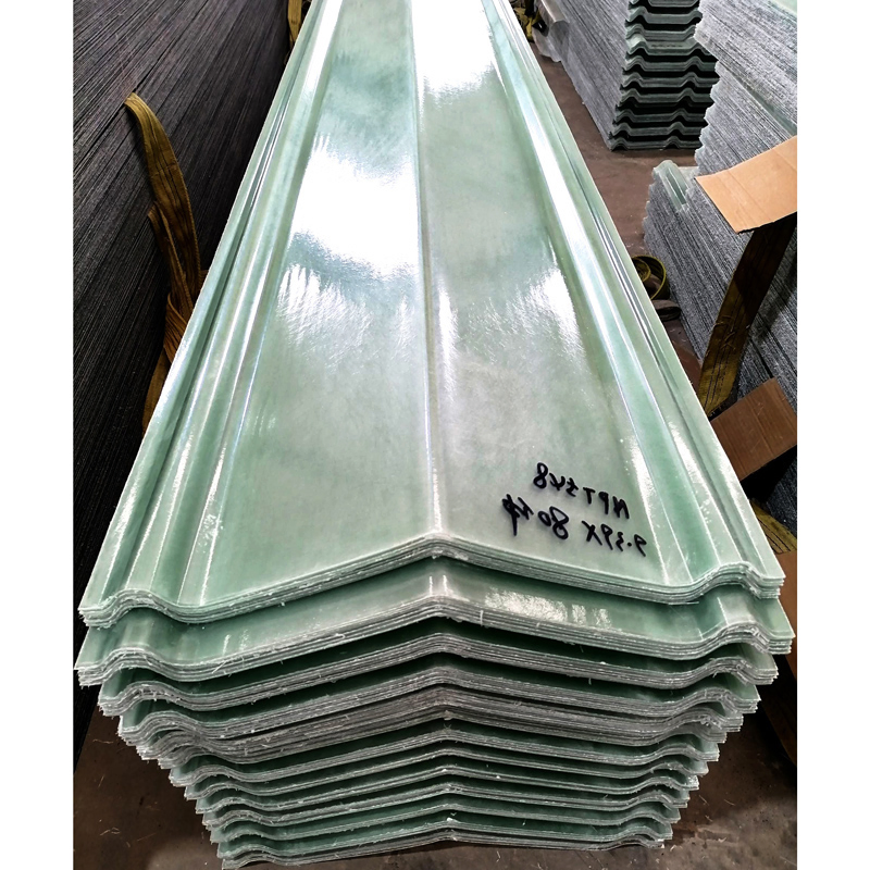Light Weight Filon Box Profile 6 Clear Fiberglass Corrugated FRP GRP Fibreglass Roof Lights