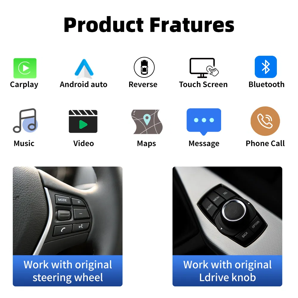 Мультимедийный проигрыватель 8.9 дюймов HD для BMW 1/3 серии F20 F30 2012-2017