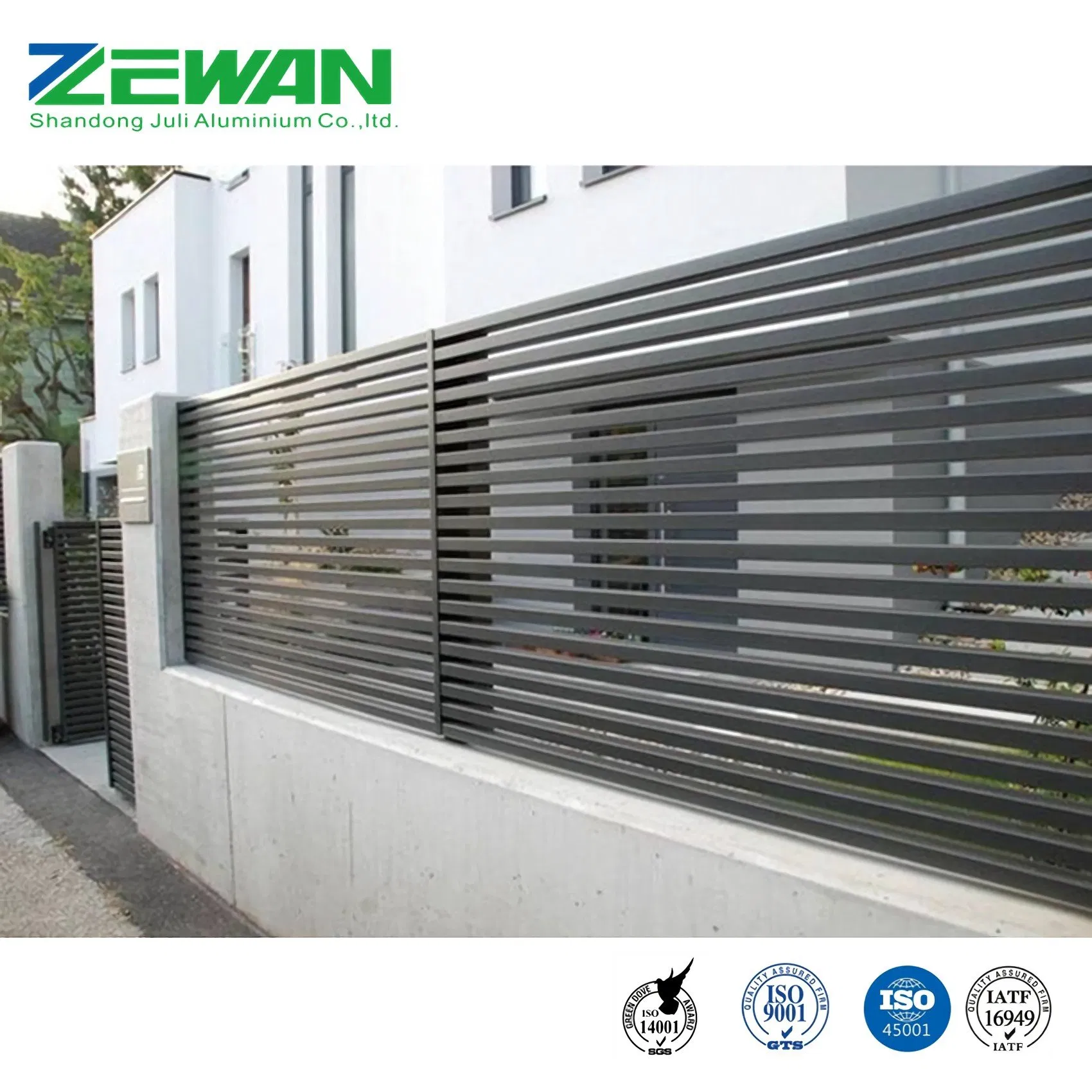 Aluminum Fencing Post Outdoor Garden Decorative Fence Panels Made in China
