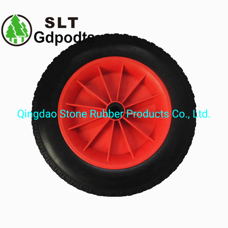 16 Inch Flat Free PU Foam Wheel for Boat Trailer