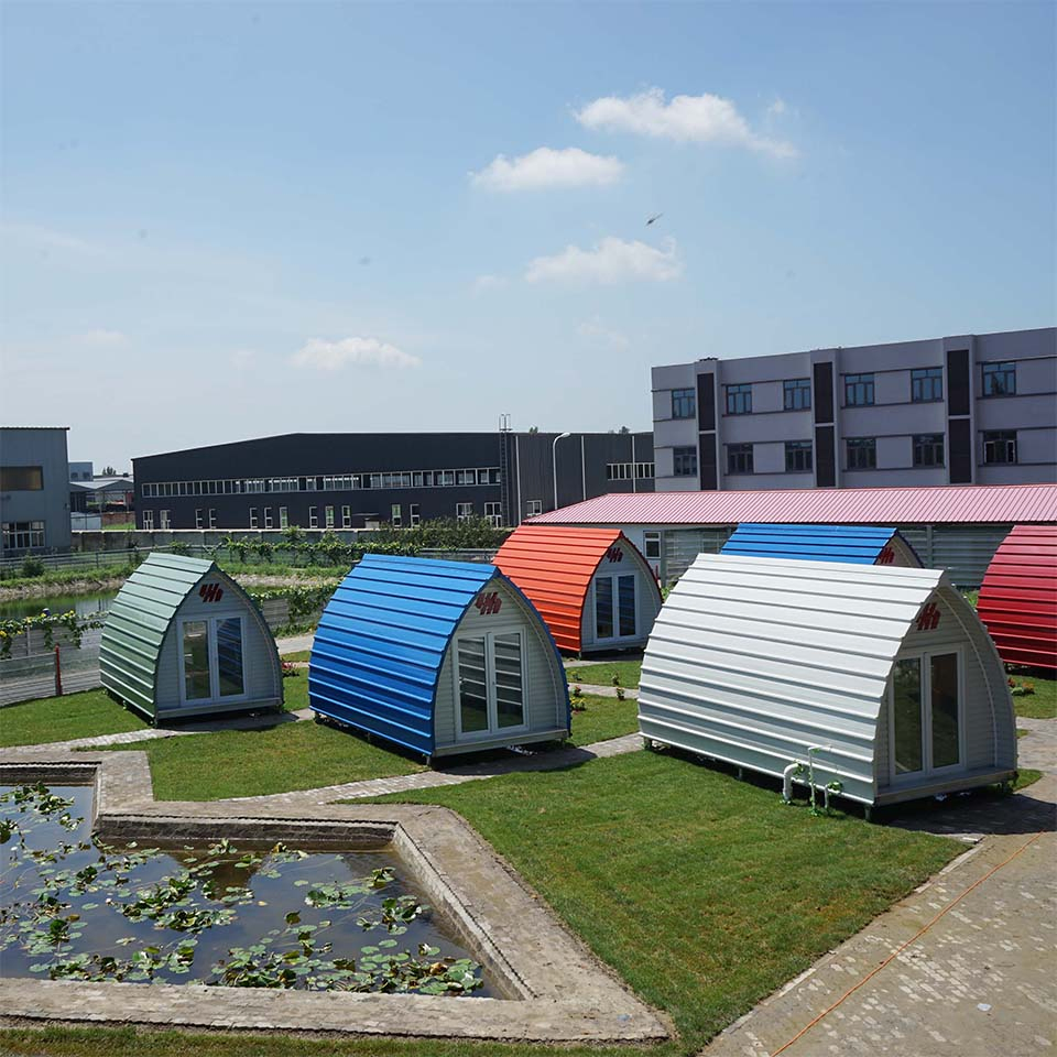 WMCP005 Outdoor Camping Pod Luxury Prefab Steel Tiny House For Living